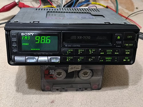 Vintage autoradio sony - vintage,